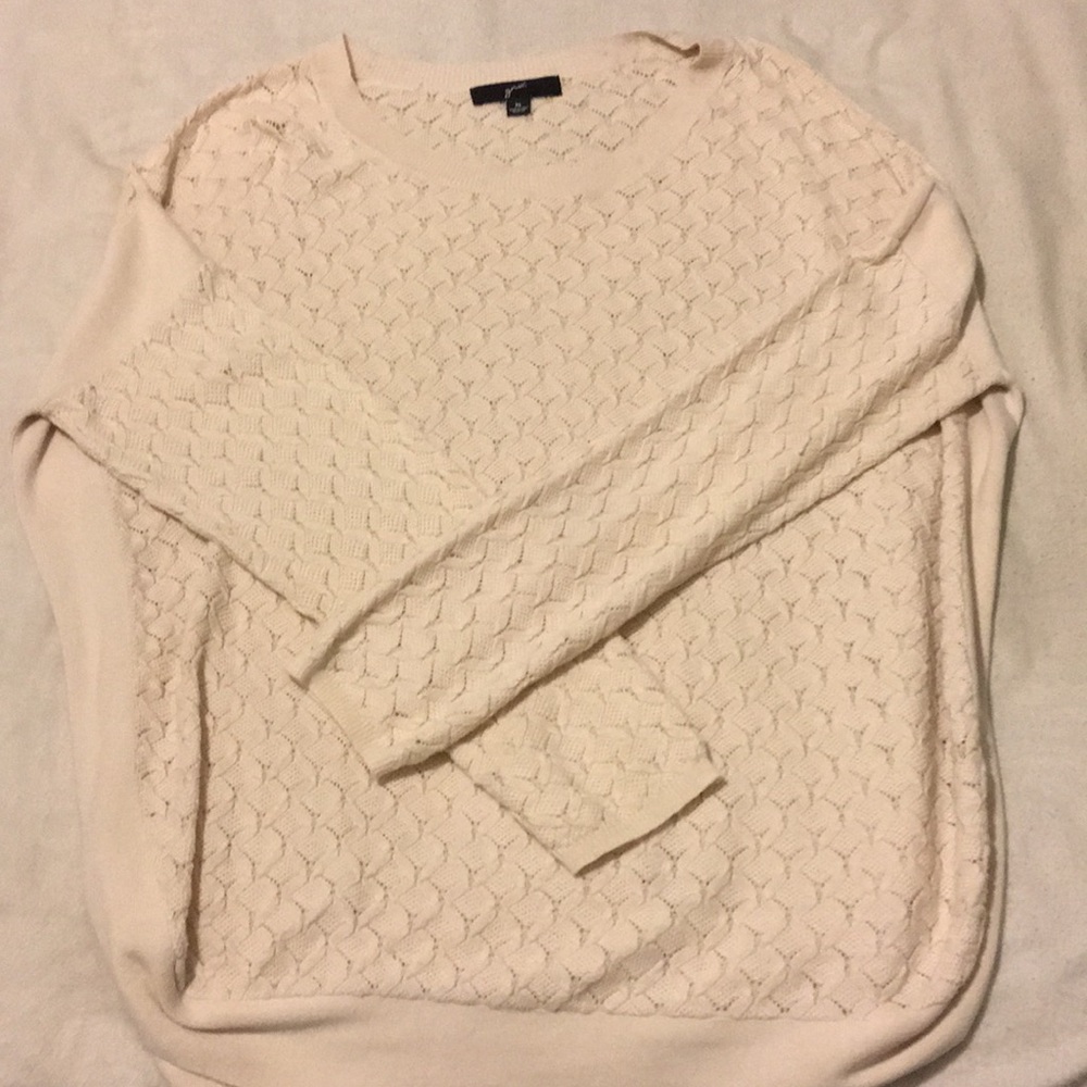 Lightweight cream sweater